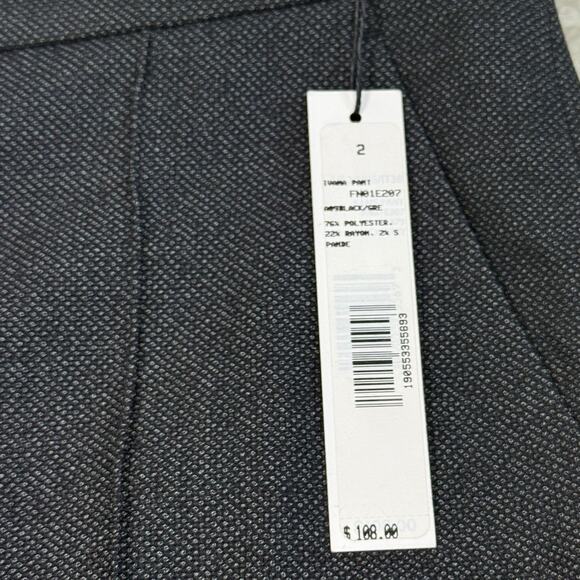 NWT Tahari Ivana Tapered Dress Pants Wear to Work Trousers Womens Size 2 Gray - Picture 6 of 11